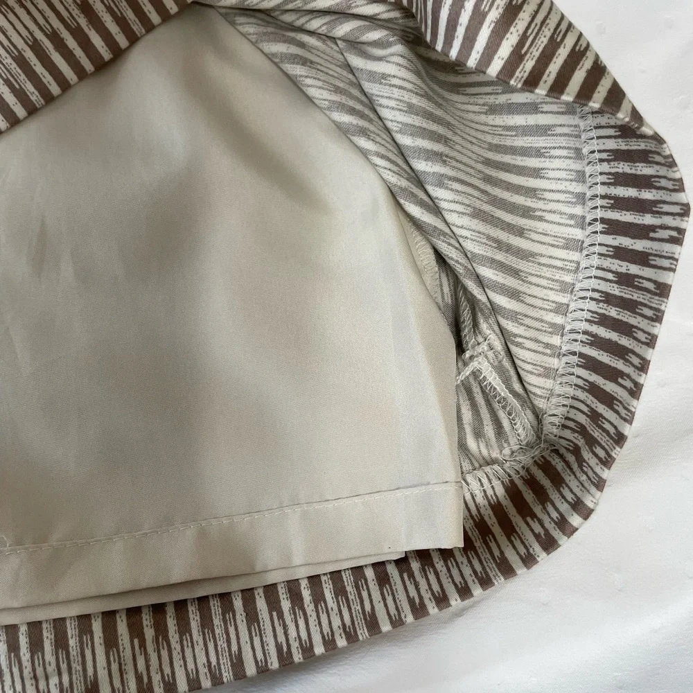LOFT Cream Tan Pencil Mini Skirt for Work